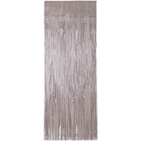 Metallic Curtain Silver