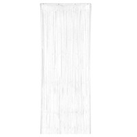Metallic Curtain White
