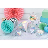 Shimmering Party Iridescent 3D Table Decorations