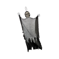 Large Black Reaper Hanging Prop Decoration Fabric and Plastic