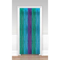 Sparkling Sapphire Metallic Door Curtain