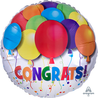 45cm Standard HX Bold Congratulations Balloons S40