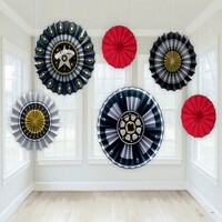 Hollywood Paper Fan Decoration