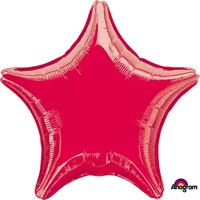 45cm Standard Star Extra Large Metallic Red S15