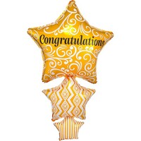 SuperShape Congratulations Stacked Stars P35
