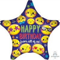 45cm Standard Extra Large Happy Birthday From All Of Us Star S40