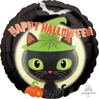 45cm Standard HX Halloween Black Kitty Cat S40