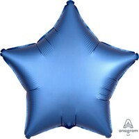 45cm Standard Extra Large Satin Luxe Azure Star S18