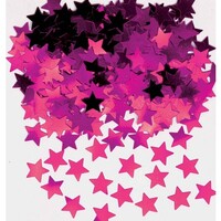 Mini Stars Confetti 7g Pink