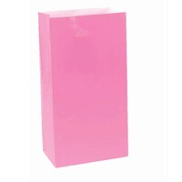 Large Paper Bags Bright Pink 