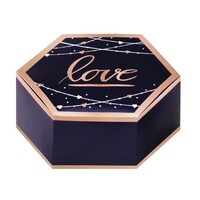 Navy Bride Favour Boxes Hot Stamped