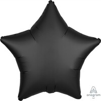 45cm Standard Extra Large Satin Luxe Onyx Star S18