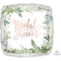 45cm Standard Extra Large Love and Leaves Bridal Shower Satin S40