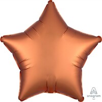 45cm Standard Extra Large Satin Luxe Amber Star S18