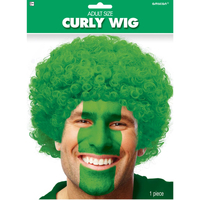 Curly Wig Green