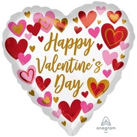 Jumbo Shape HX Happy Valentine's Day Playful Hearts P32