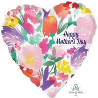 Jumbo HX Happy Mother's Day Watercolour Flowers P32