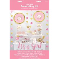 Baby Shower Pink Buffet Decorating Kit 