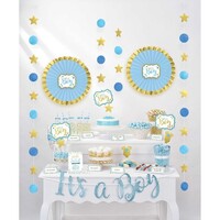Baby Shower Blue Buffet Decorating Kit 