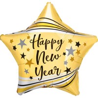 45cm Standard Extra Large Star Happy New Year Bursts and Stars S40