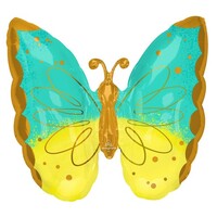SuperShape Extra Large Mint and Yellow Butterfly P30
