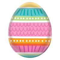 Easter Egg Shaped Melamine Platter