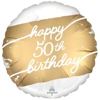 45cm Standard HX Golden Age Happy 50th Birthday S40