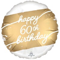 45cm Standard HX Golden Age Happy 60th Birthday S40