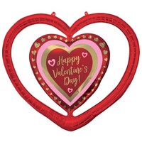 SuperShape Happy Valentine's Day Golden Hearts Open Design P35