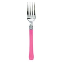 Premium Classic Choice 20 Pack Fork Bright Pink