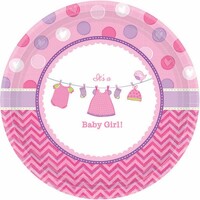 Shower with Love Girl 26cm Plates
