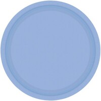 Paper Plates 26.6cm Round 20 Pack Pastel Blue