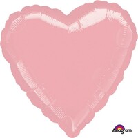 45cm Standard Heart HX Metallic Pearl Pastel Pink S15