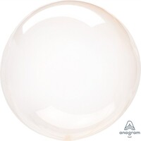 Crystal Clearz Petite Orange Round Balloon S15
