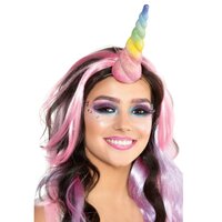 Unicorn Horn Rainbow Glittered