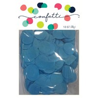 Confetti Circles 2cm Tissue Paper 28g Caribbean Blue