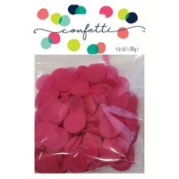 Confetti Circles 2cm Tissue Paper 28g Hot Pink