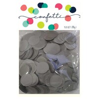 Confetti Circles 2cm Premium Tissue Paper 28g Silver