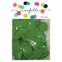 Confetti Circles 2cm Tissue Paper 28g Dark Green