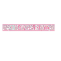 Banner Holographic It's a Girl