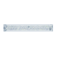 Banner Holographic Silver Anniversary