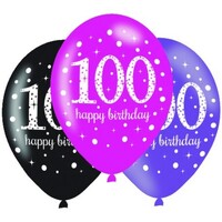 Pink Celebration 100 30cm Latex Balloon