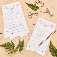 Botanical Baby Advice For The Parents Cards