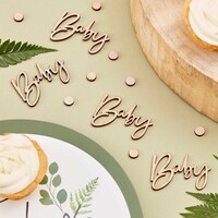 Botanical Baby Wooden Baby Confetti