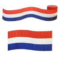 Crepe Streamer Red, White and Blue