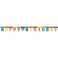 Block Party Happy Birthday Jointed Banner 