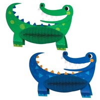 Alligator Party Centrepiece Honeycomb 3D Set 