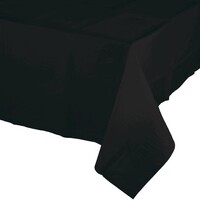 Black Velvet Table Cover Tissue and Plastic Back 