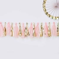 Oh Baby! Tassel Garland Pink and Gold