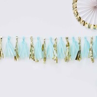 Oh Baby! Tassel Garland Blue and Gold